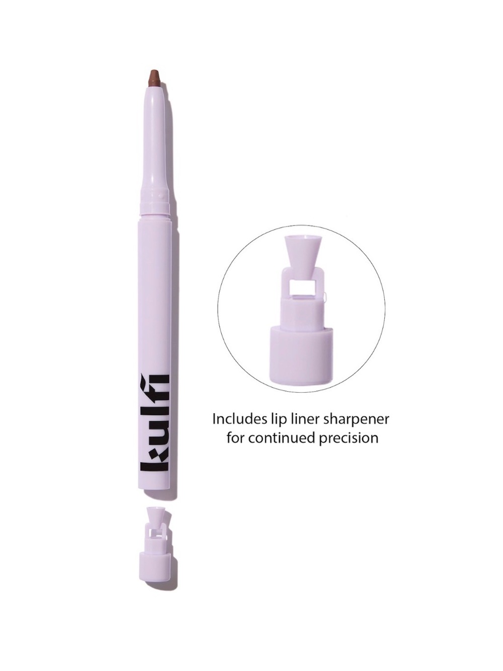 KULFI Lassi Lips Staining Lip Liner in shade Jaan - deep neutral brown brand new